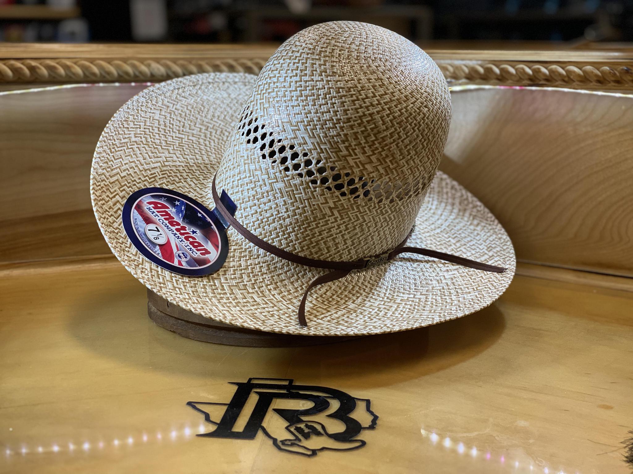 “ 6520 “ TALL CROWN | AMERICAN HAT COWBOY STRAW HAT