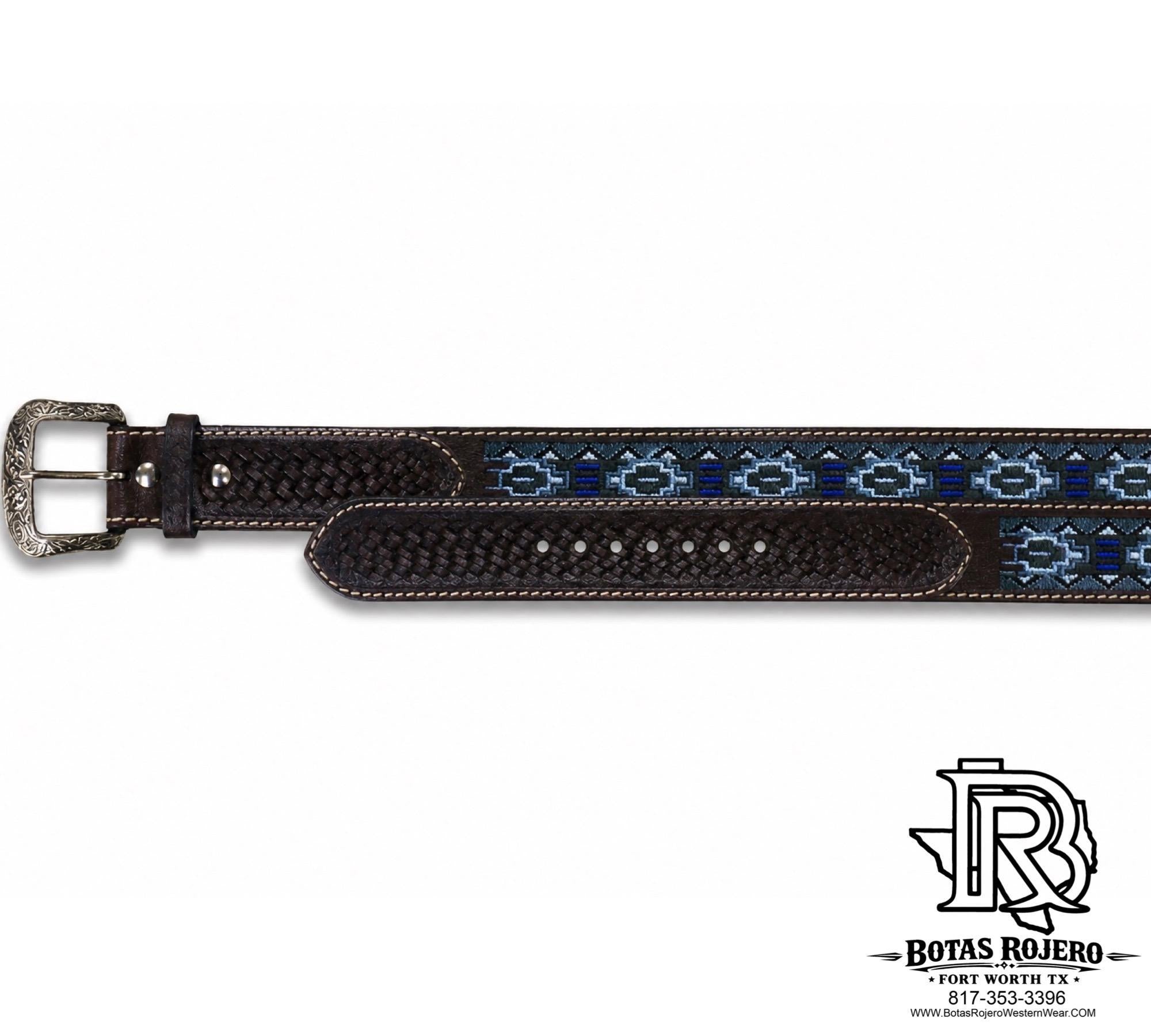 “ ALEXIS “ | 1.5 INCH MEN SOUTHERN WESTERN BEADED COWBOY BELT BT-700