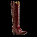 Ariat Ladies Luxe Croc Printed Red Western Casanova Boot 10063991
