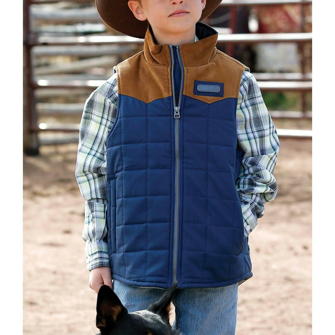 CINCH | NAVY BOYS QUILTED VEST
