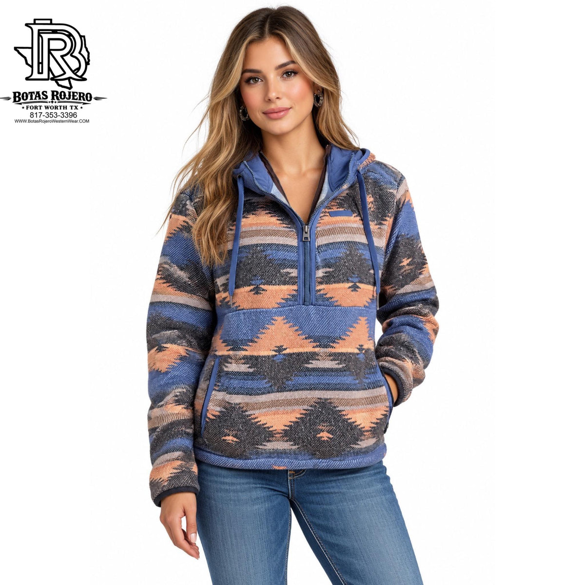 ” Abigail “ | WOMEN CINCH SWEATER AZTEC DESIGN