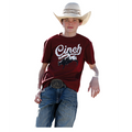 CHINCH BOY’S TEE SHIRT HEATHER BURGUNDY | MTT7670114