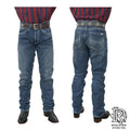 02 | BOOTCUT | IRON SPUR | MED BLUE | MEN WESTERN JEANS