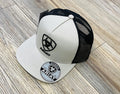 Ariat Men's Light Latte & Black with Black Shield Logo Patch Cap| A3000876243