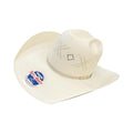 RESISTOL MARTEL : OPEN CROWN STRAW HAT 4 1/4 INCH BRIM