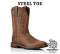 ARIAT STEEL TOE | GROUNDBREAKER MEN WESTERN WORK BOOTS 10021108