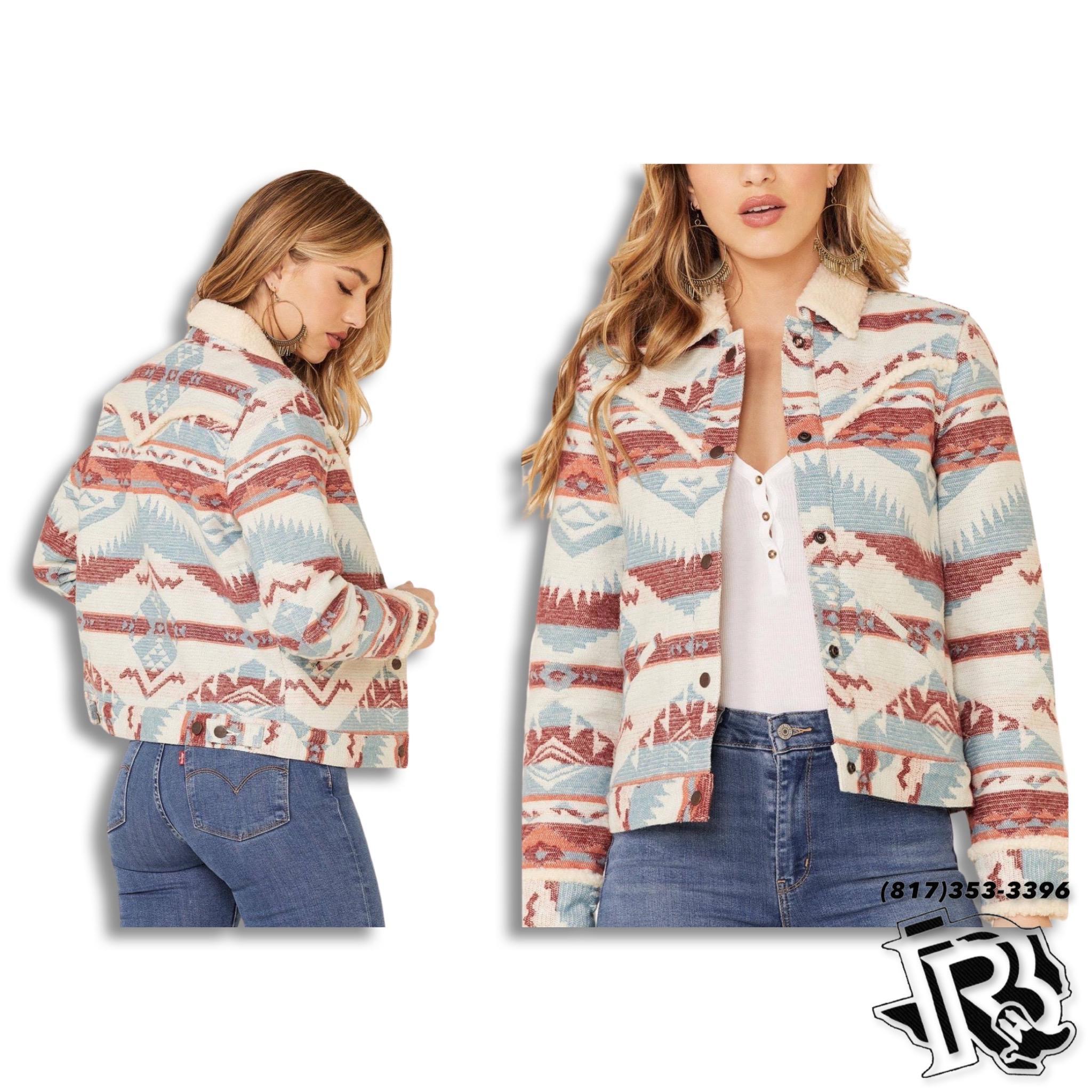 AZTEC TURQUOISE | WOMEN JACKET WESTERN BY WANGLER LWJ325M