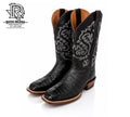 CUTTER TOE “ Black Canyon “ | BLACK CAIMAN BELLY ORIGNAL CUTTER TOE WESTERN BOOTS