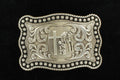 NOCONA MENS ANTIQUE SILVER BUCKLE 3759059