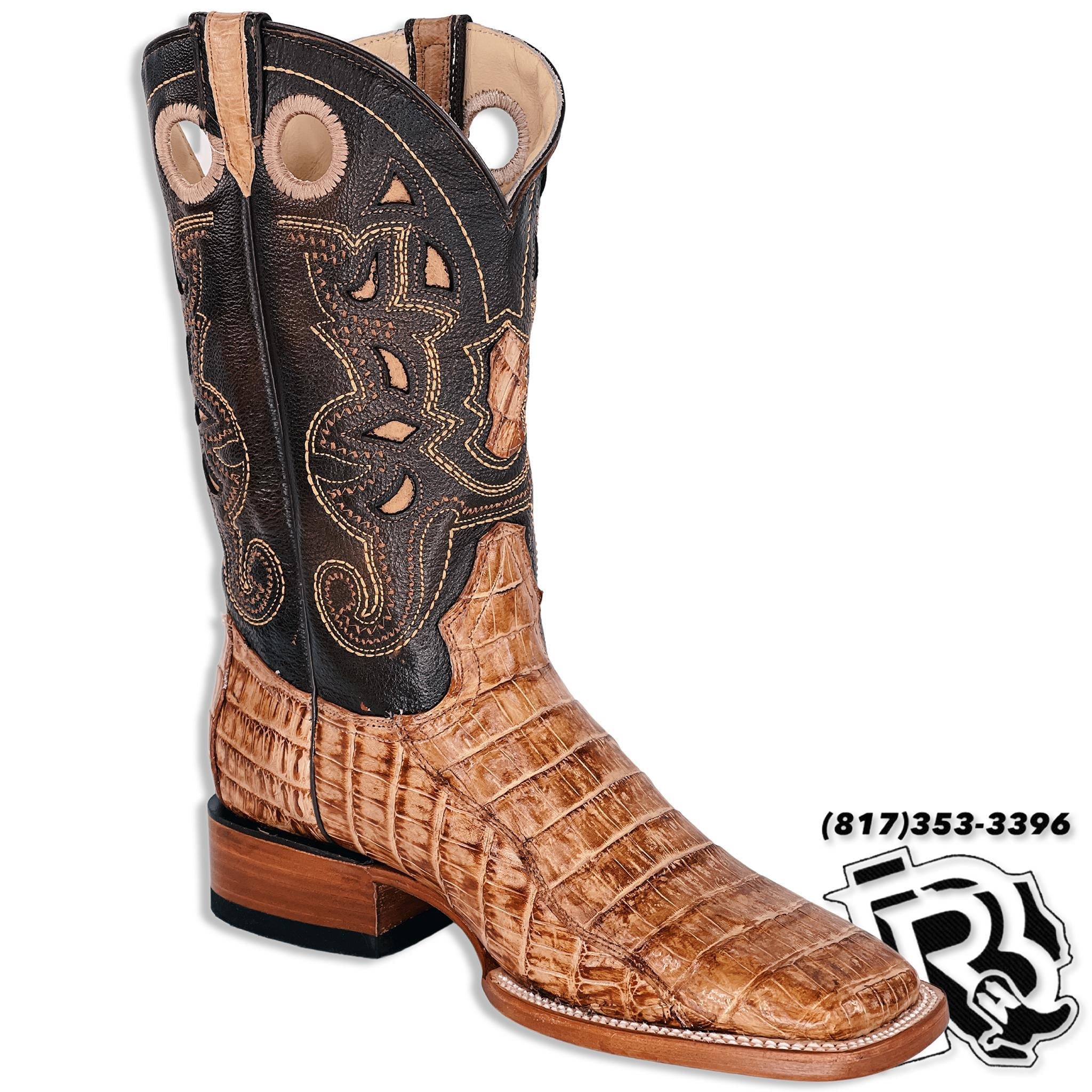 “ Mesquite “ CAIMAN TAN MEN’S WESTERN WEAR BOOT ARANGO