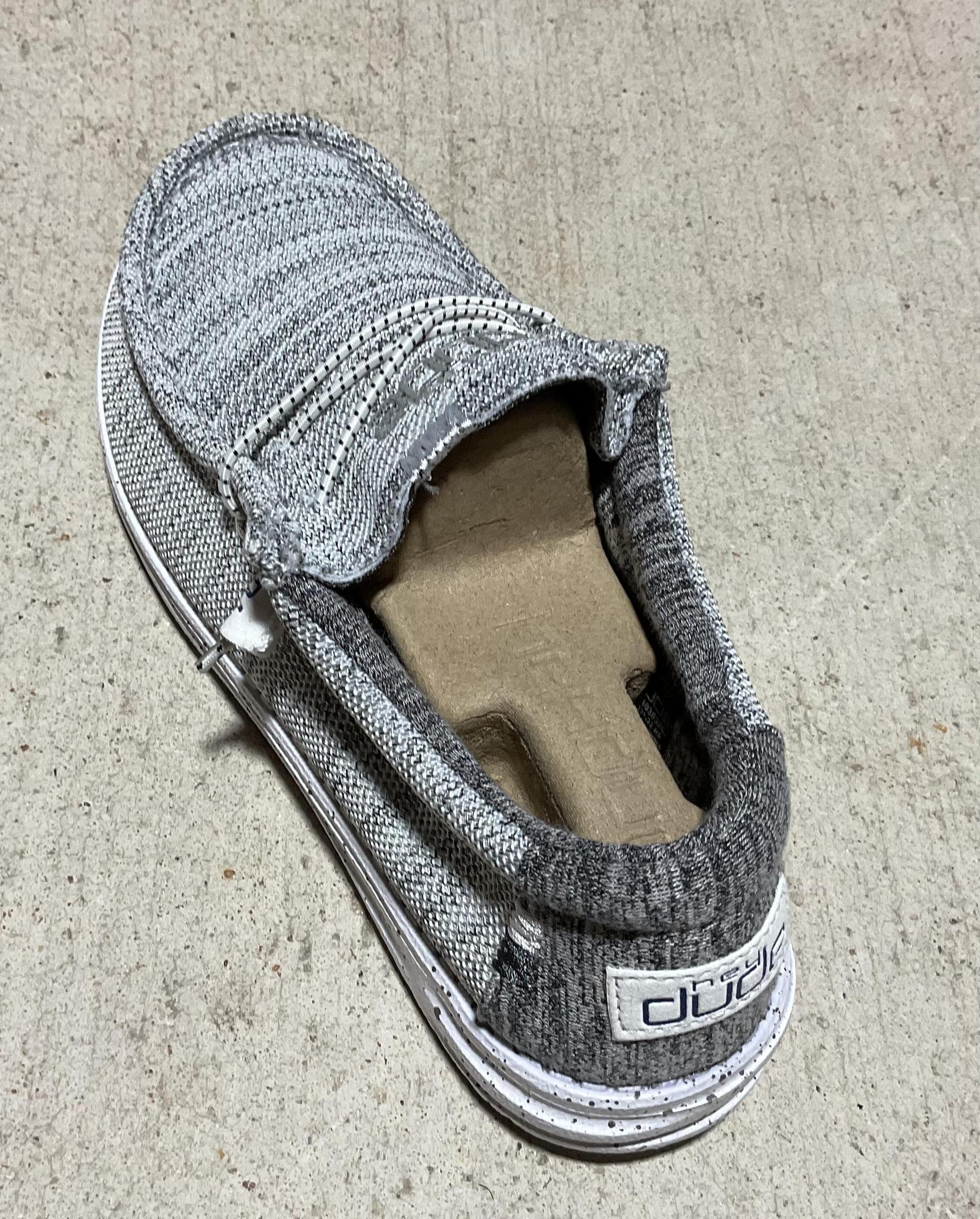 MENS HEY DUDE WALLY STRETCH AGGREGATE GREY | 110383262