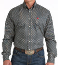 MENS CINCH NAVY LONG SLEEVE SHIRT | MTW1105808