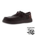 “ PAUL “ | MEN WAXED CHOCOLATE CASUAL CANVAS SHOE