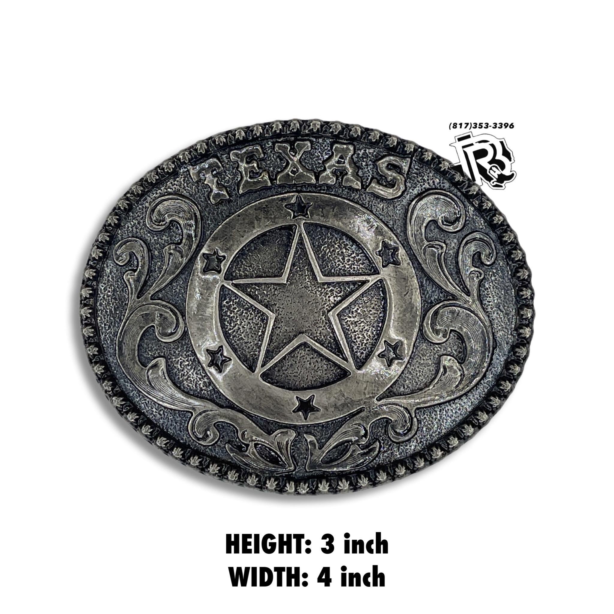 “ Texas Star “ | MEN WESTERN BELT BUCKLE SQUARE