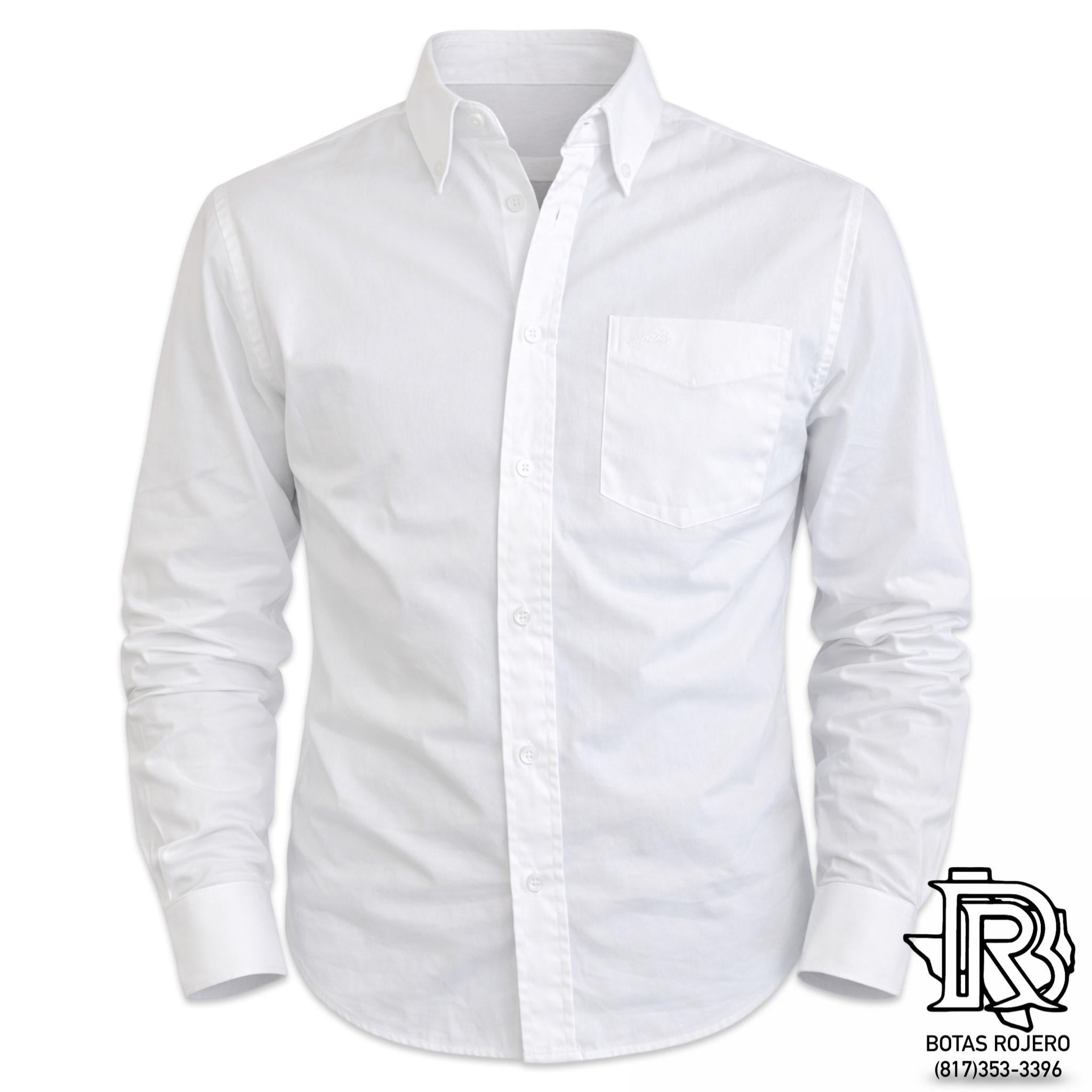 G09L #SNOW WHITE | IRON SPUR WESTERN MEN SHIRT