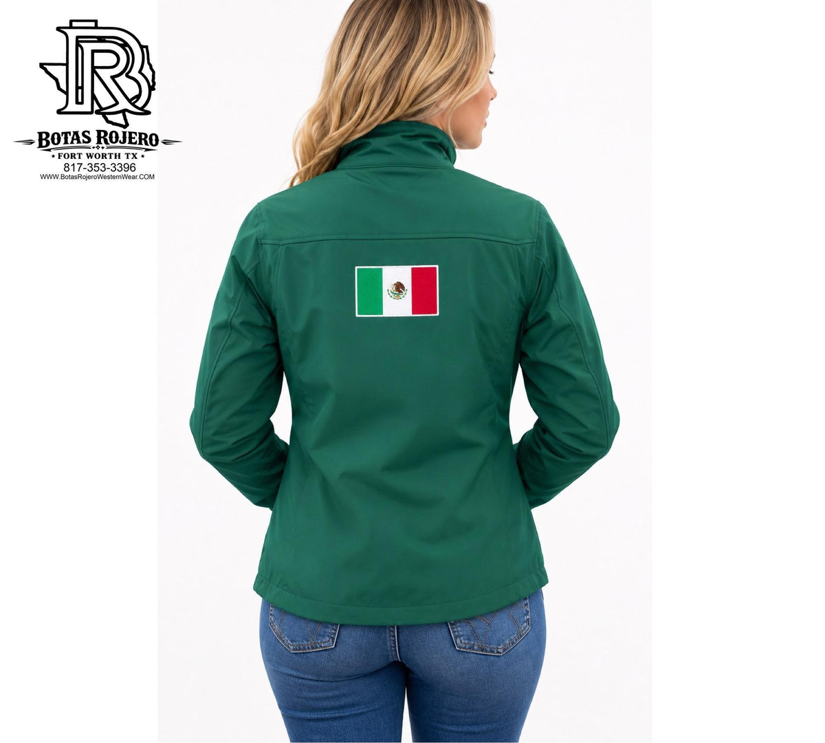 “ Hazel “ | WOMEN ARIAT JACKET MEXICO FLAG GREEN 10039460