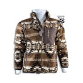 “ Gary “ | Men Western Aztec Sweater Brown Zip Up Ariat 10041410