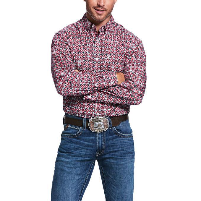 ARIAT SHASTA PRINT STR CLASSIC FIT SHIRT