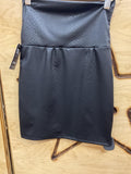 CHARLOTTE BLACK SNAKE  SKIRT