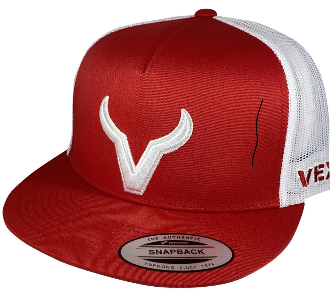 ‘’MICHAEL’’ MENS VEXIL WHITE ICON RED/WHITE CAP | HT-220-009-N