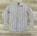 ARIAT MEN’S PRO PRYCE FITTED WHITE STRIPE LONG SLEEVE SHIRT | 10071575