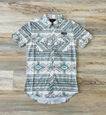 Mens Aztec woven snap rock & roll shirt | RRMS1SR0R7