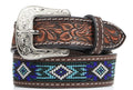 KID'S TWISTED X BELT MULTI BEADED (XIBB101K)
