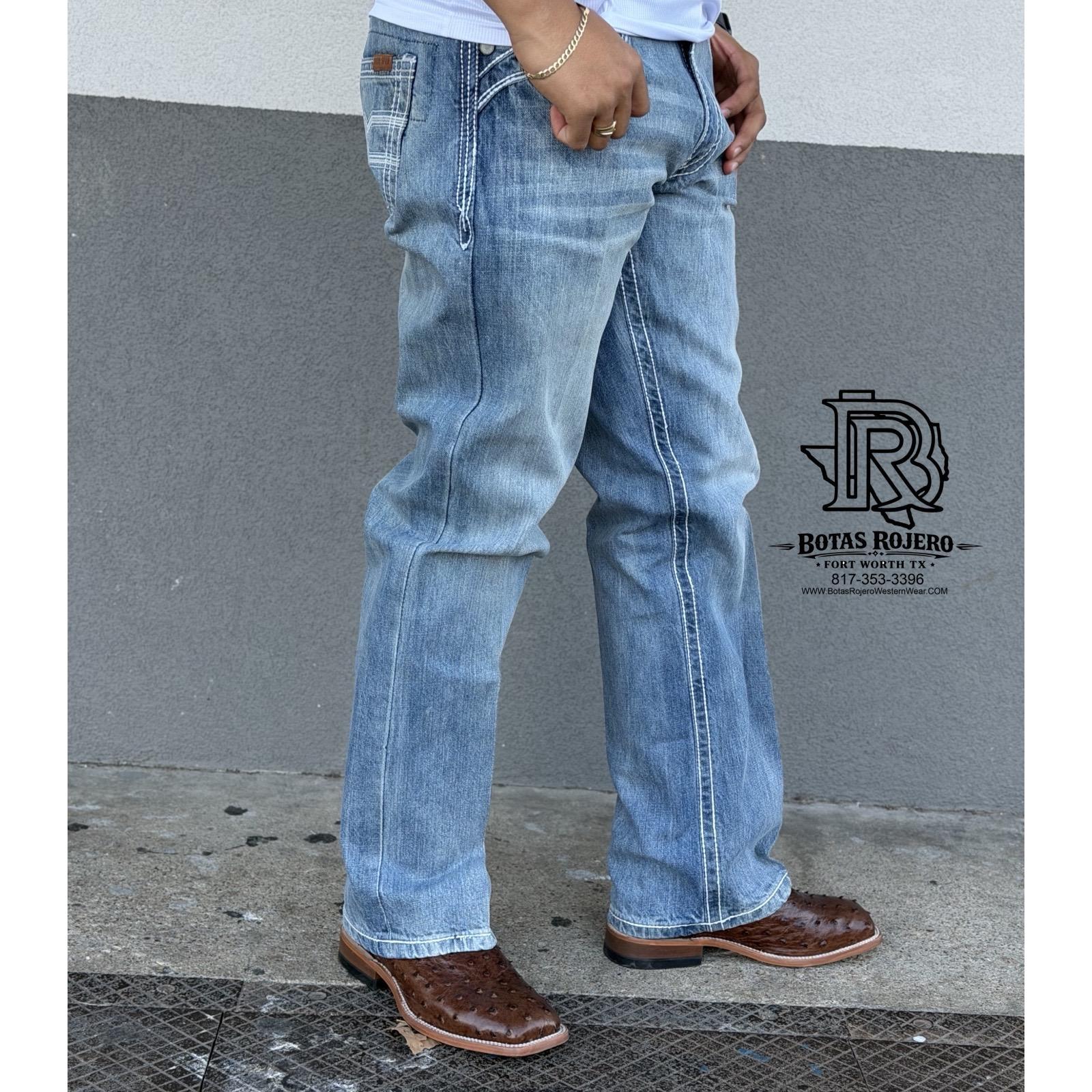 04 | BOOTCUT IRON SPUR BLUE RINGCAL WESTERN MEN JEAN