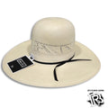 “ CROSS “ | RODEO KING STRAW COWBOY HAT IVORY 4 1/4