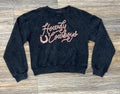 WOMENS ROCK & ROLL BLACK PULLOVER |BW91T05424