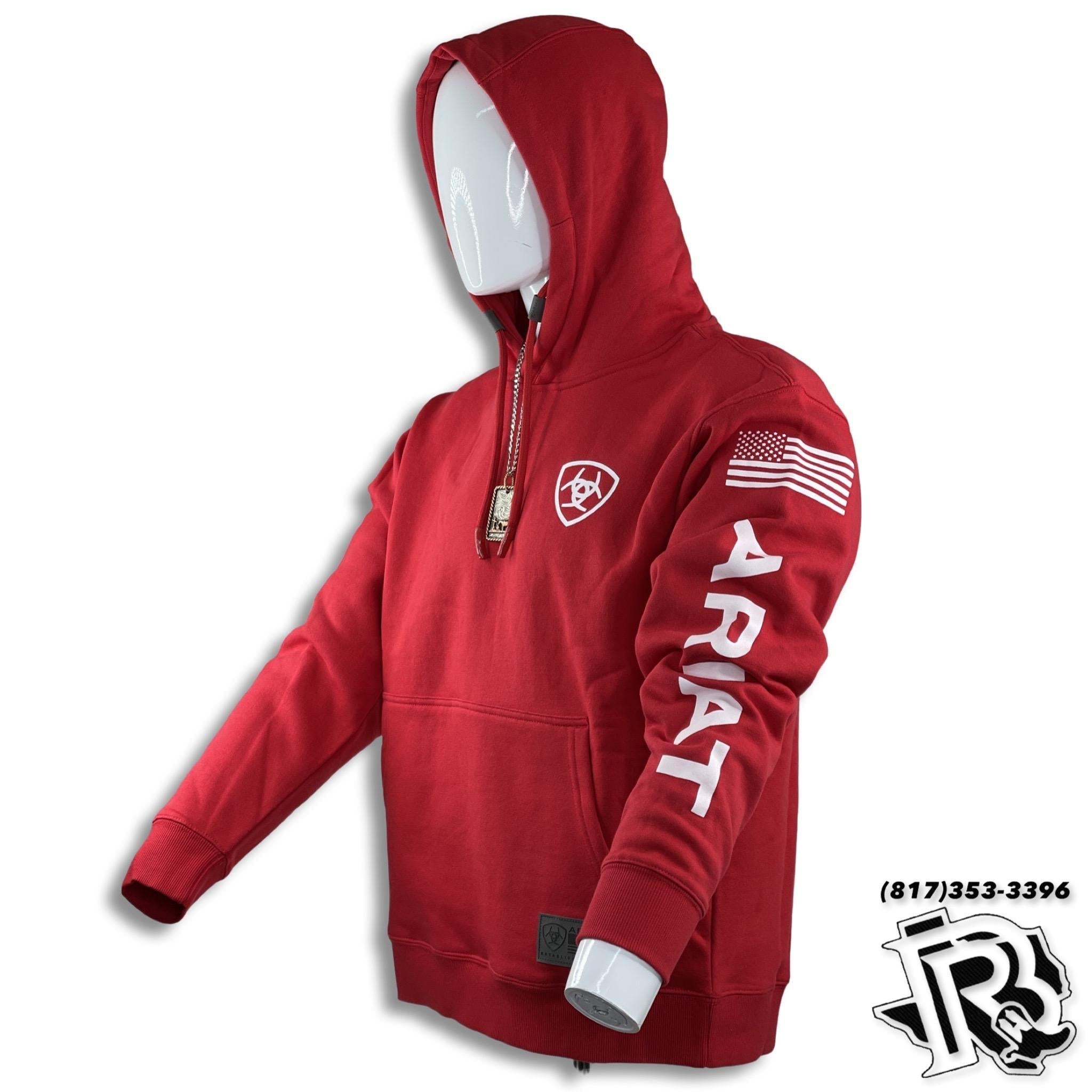 ARIAT JACKET | RED HOODIE MEN WESTERN 10037267