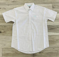 CINCH MEN’S SHORT SLEEVE PLAID WHITE SHIRT | MTW111151