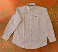MENS long sleeve printed burgundy shirt | MTW1105530