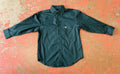 PANHANDLE BOYS SOLID EVERGREEN LONG SLEEVE SHIRT