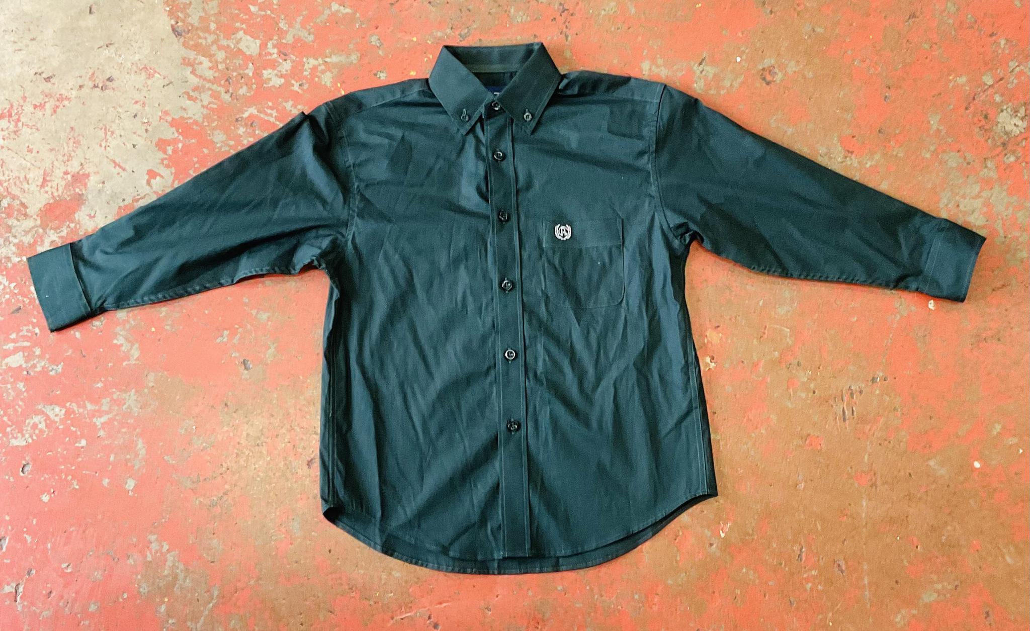 PANHANDLE BOYS SOLID EVERGREEN LONG SLEEVE SHIRT