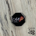 “ LA CHA PIZZA “ | CAP OR HATS PINS BLACK WHITE