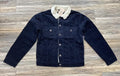 ‘’ROBERT’’ SHERPA  NAVY  TRUCKER JACKET