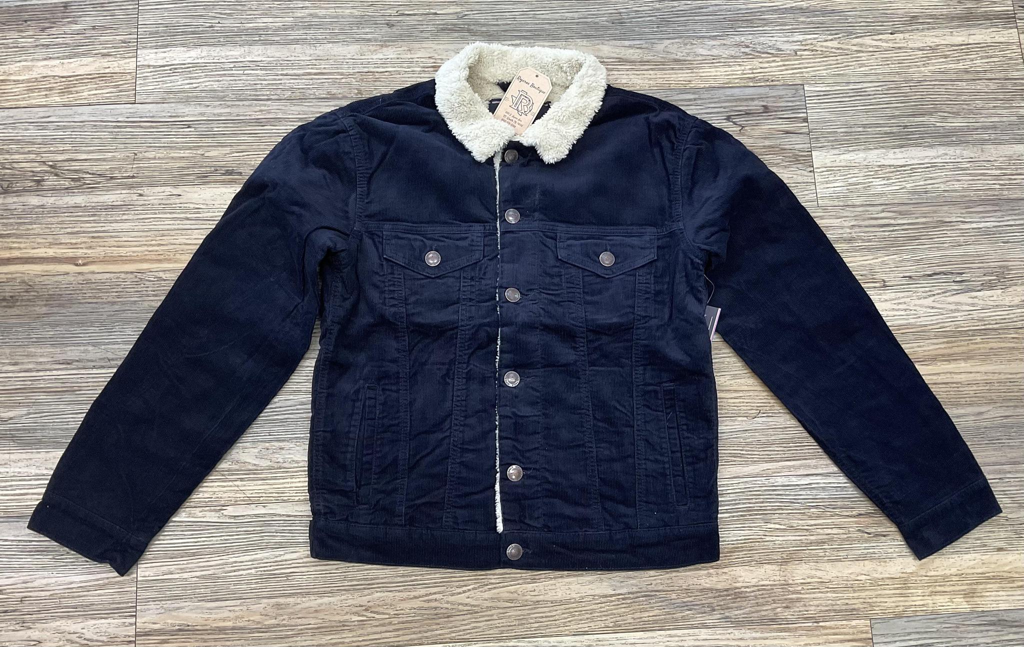 ‘’ROBERT’’ SHERPA  NAVY  TRUCKER JACKET