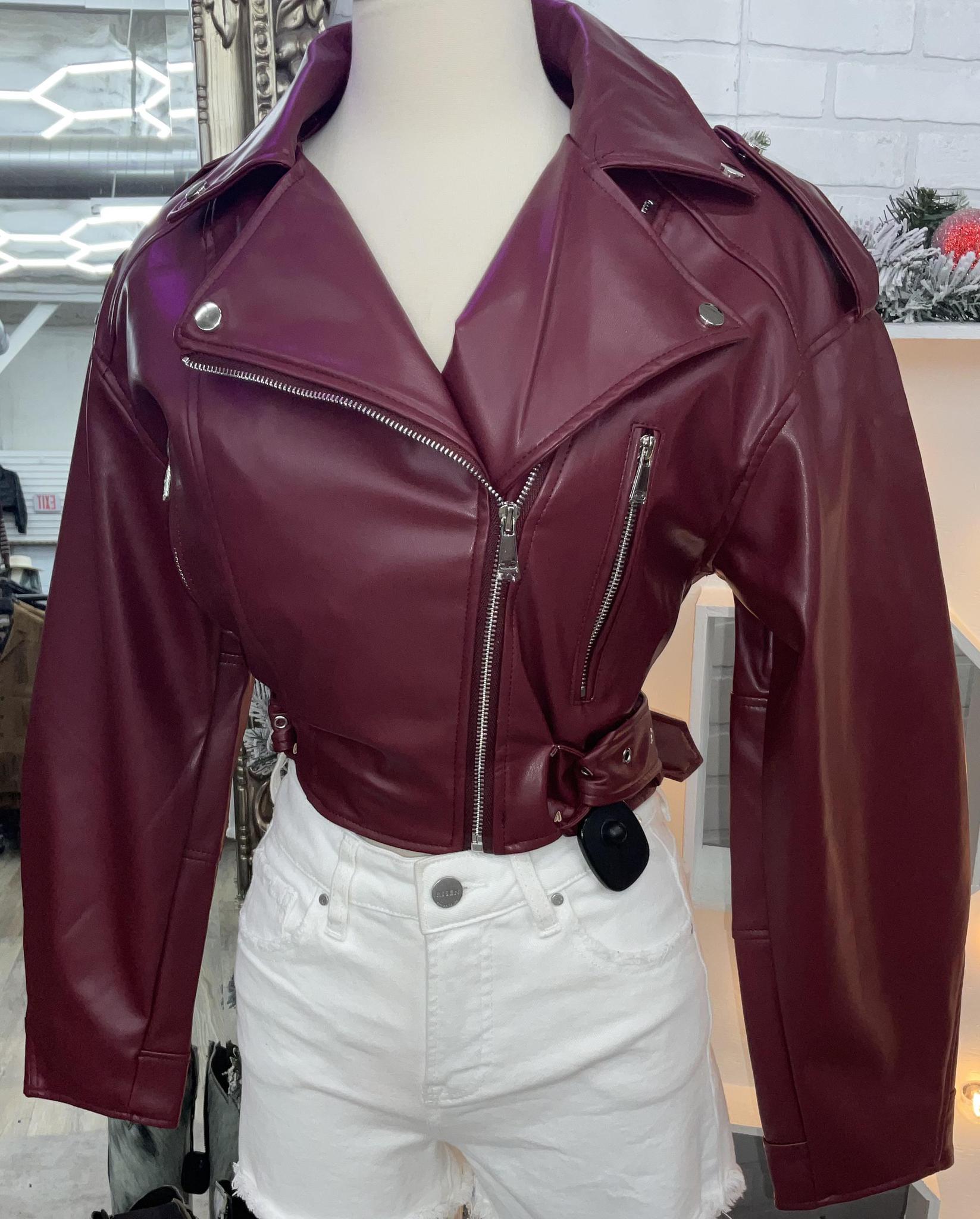MELANIE LEATHER JACKET