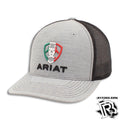 ARIAT MENS R112 SNAP BACK MEXICO FLAG GREY