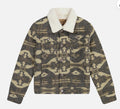 Wrangler® Boys Jacquard Sherpa Lined Jacket Elmwood |112381949