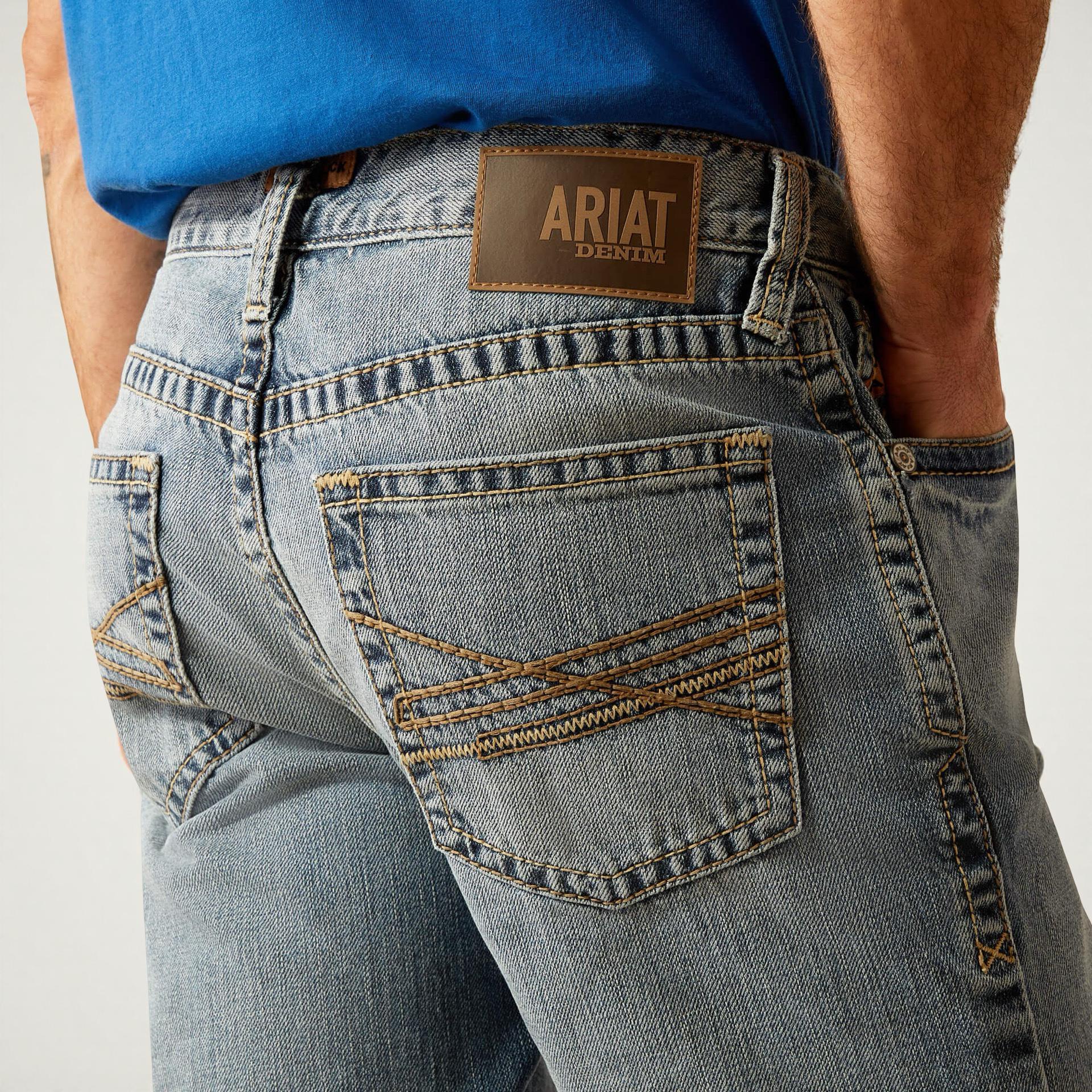 MENS ARIAT M4 RELAXED STRAIGHT LEG WASH:ADRAIN | 10051875. M4