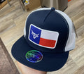 “ NOAH “ | MEN’S TEXAS FLAG PATCH FLAT   LOST CALF