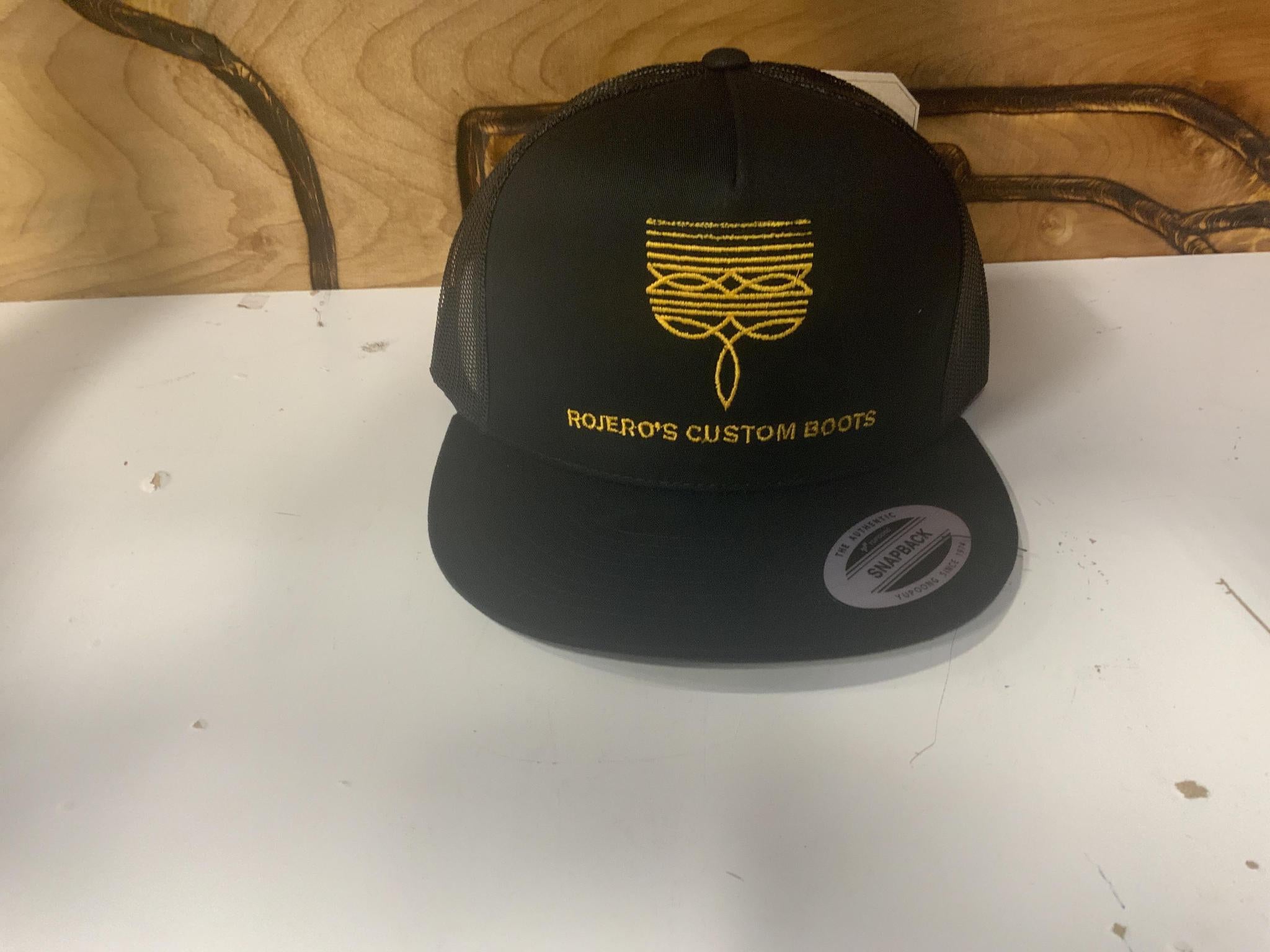 ROJERO’S CUTOM BOOTS CAP BLACK/BLACK