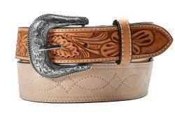 NOCONA MEN'S ROUGH OUT BOOT STITCH BELT| N210009148