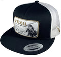 ‘’GEORGE’’ MENS VEXIL WESTERN COWBOY BLACK/WHITE CAP