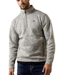 Ariat Men's Nulla Heather Caldwell 1/4 Zip Sweater | 10079250
