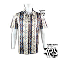 “ Angel “ | MEN'S POLO SHIRT SHORT SLEEVE PRINTED BLUE  (PPMT53RZ77)