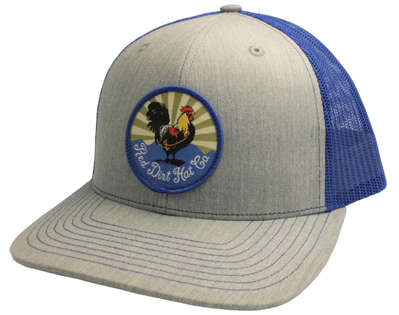 RED DIRT CHICKEN GREY & BLUE CAP|RDHC80