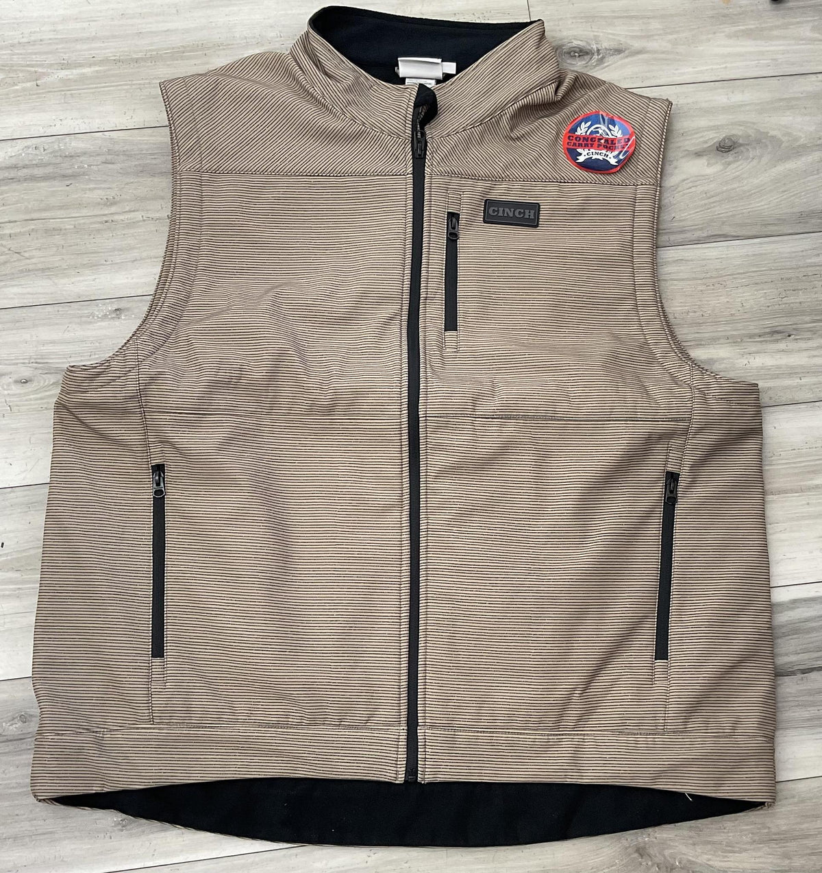CINCH MEN’S KHAKI BONDED VEST |MWV154112X